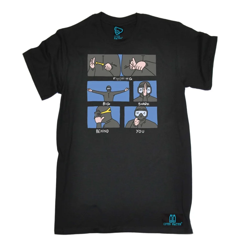 Diving Mask - Nuova T-shirt in cotone per immersioni