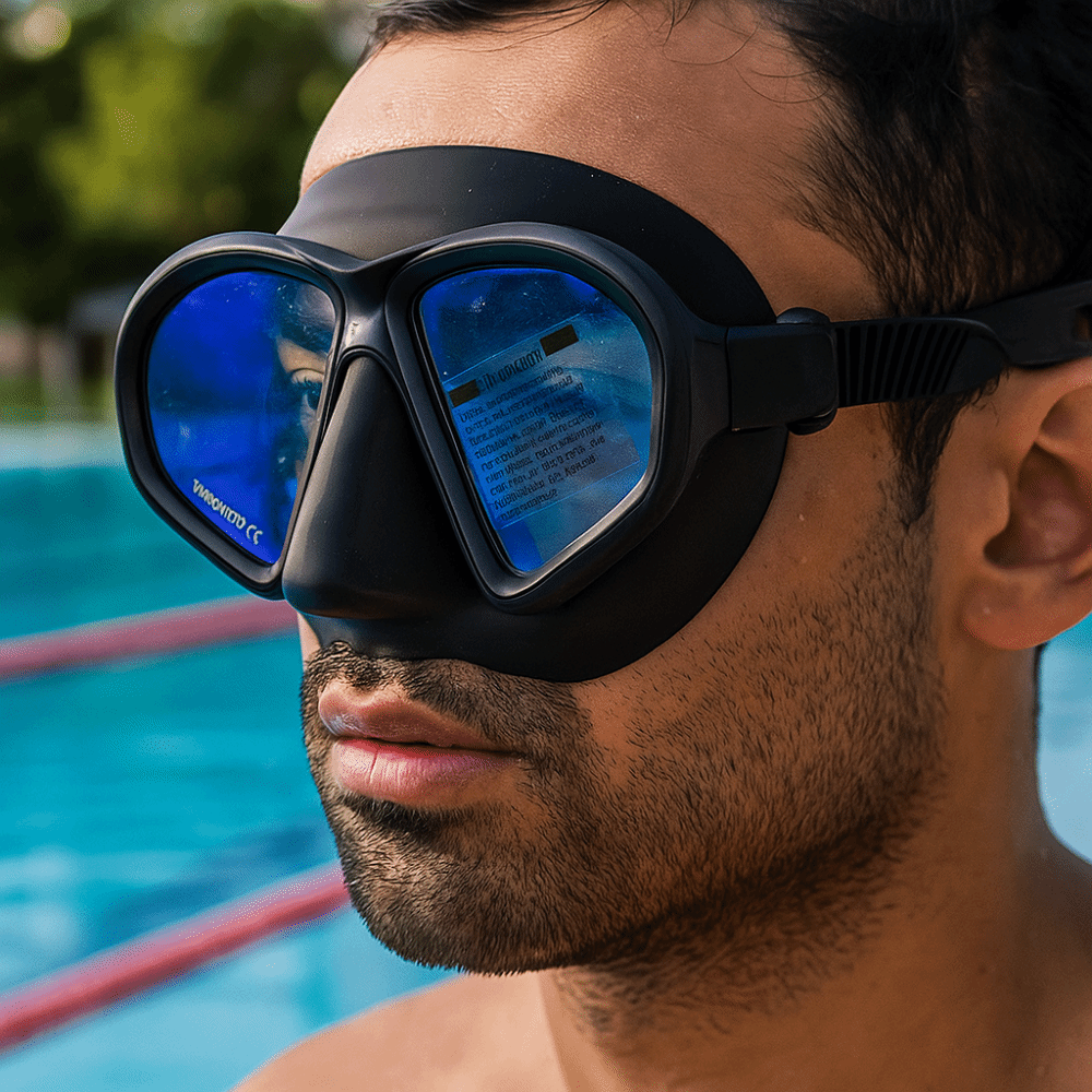 Snorkel Set - Maschera Subacquea in Vetro Temperato Pieghevole