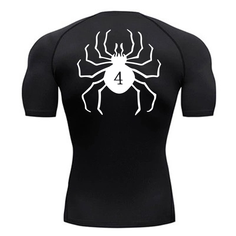 Rash Guard - Camicie a compressione con stampa ragno