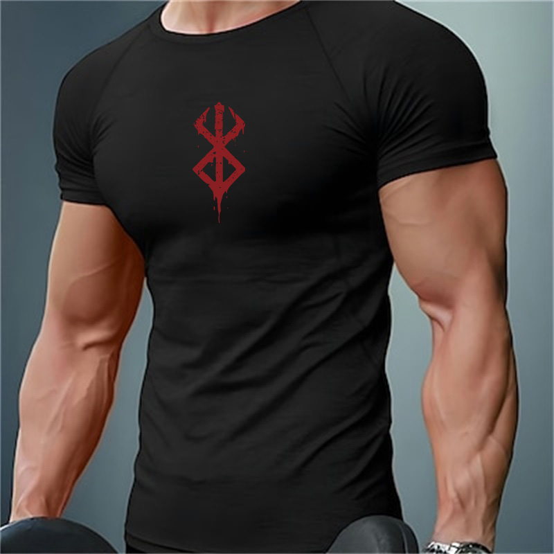 Rash Guard - Magliette a Compressione Stampate da Uomo,