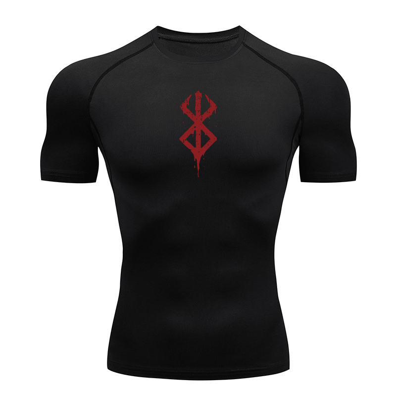 Rash Guard - Magliette a Compressione Stampate da Uomo,