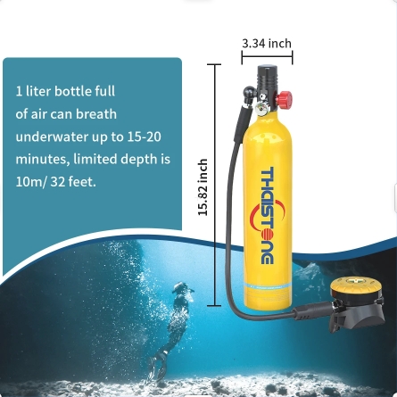THAISTONE Bombola di Ossigeno  - Diving Mask recensione e prezzo