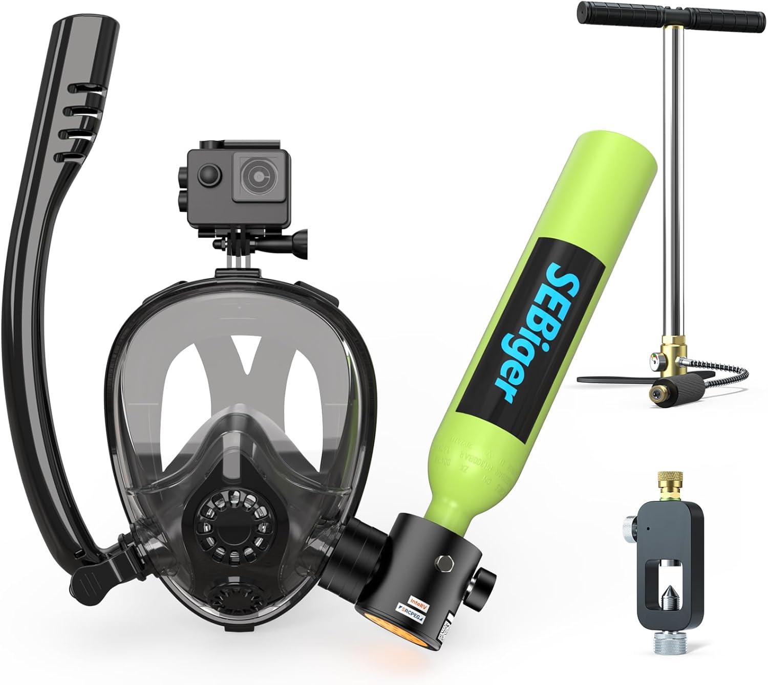 Mini Bombola Subacquea 0.5L co - Snorkel Set recensione e prezzo