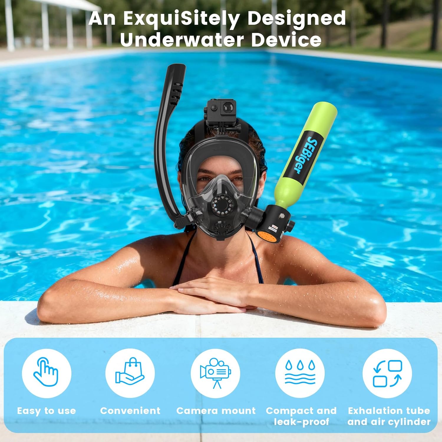 Mini Bombola Subacquea 0.5L co - Snorkel Set recensione e prezzo
